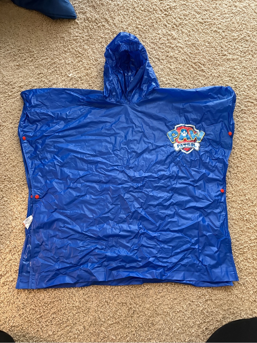 Kids Paw Patrol Rain Poncho, new